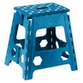 thumbnail image 1 of Drevyr Performance Folding Step Stool 15 Inch with Anti Slip Dots (Blue), 1 of 2