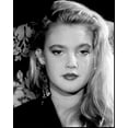 thumbnail image 1 of Drew Barrymore Close Up With Dangle Earring Black And White Photo Print (16 x 20) - Item # MVM73015, 1 of 1