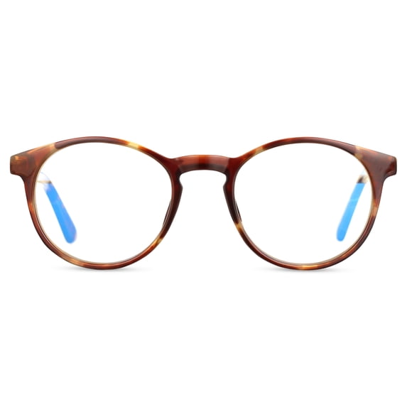 Drew Barrymore Flower Home Blue Light Computer Glasses, Daisy Frame, Tiger Eye Tort