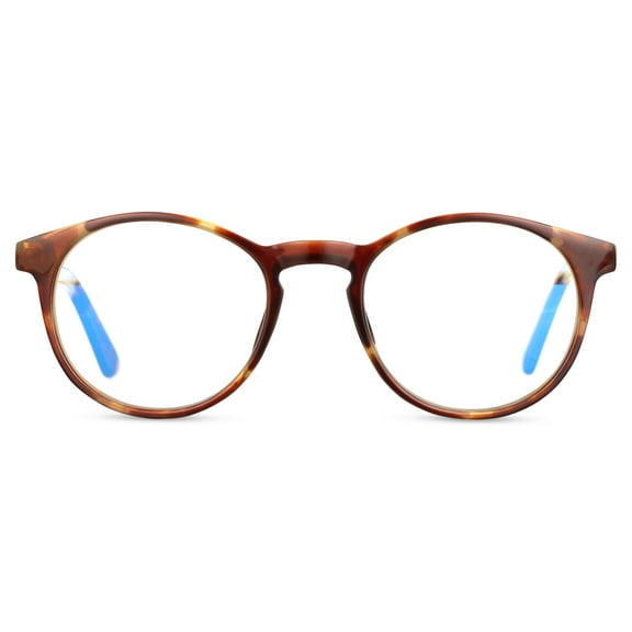 Drew Barrymore Flower Home Blue Light Computer Glasses, Daisy Frame, Tiger Eye Tort