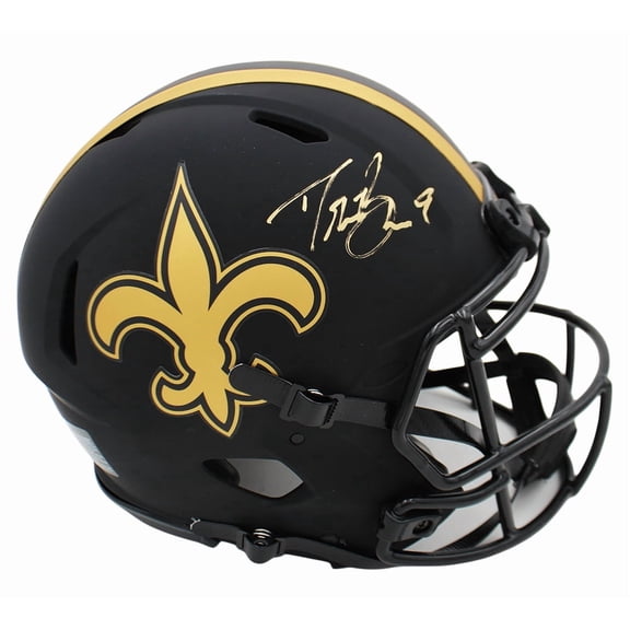 Drew Brees Autographed/Signed New Orleans Saints Speed Pro Eclipse Football Helmet