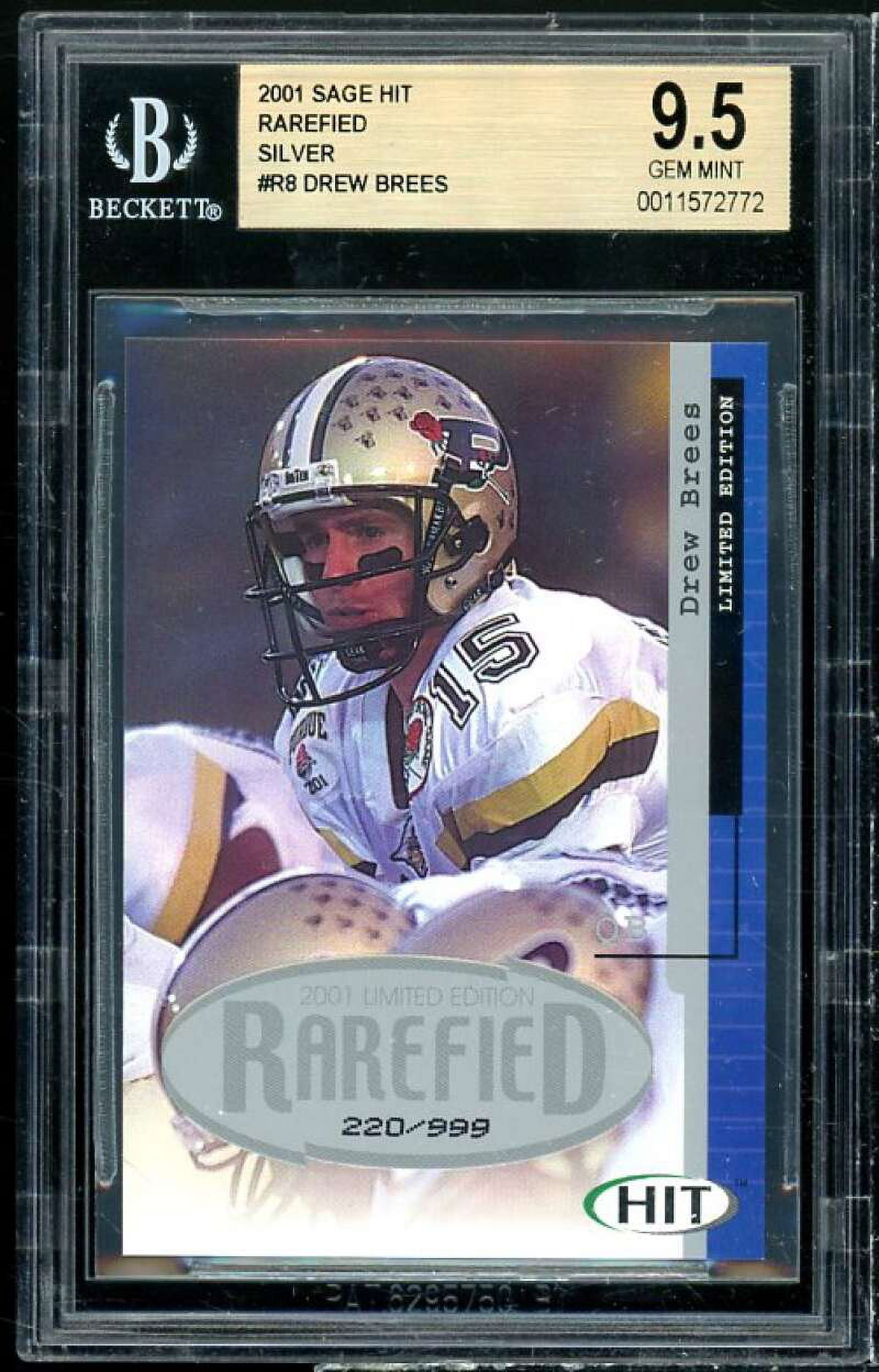 Drew Brees Rookie online Royalty Mint 9 Low Pop