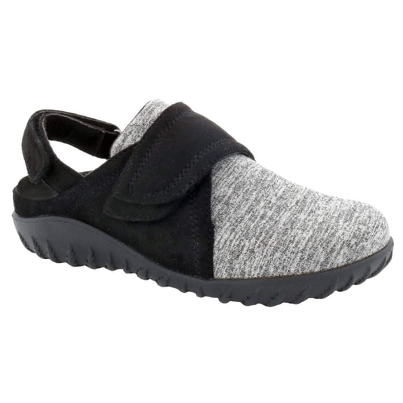 Drew Breezy Women Casual Shoe In Black Micro/stretch