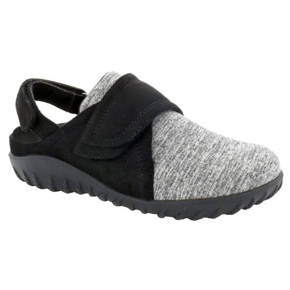 Drew Breezy Women Casual Shoe In Black Micro/stretch