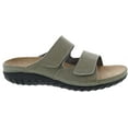 thumbnail image 1 of Drew Shoes Cruize 19179 Womens Casual Sandal Leather Velcro 6 X-Wide Green/Leather, 1 of 2