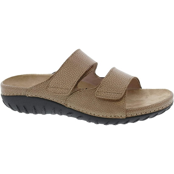 Drew Shoes Cruize 19179 Womens Casual Sandal Leather Velcro 12 Rose/Gold/Leather