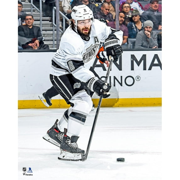 Drew Doughty Los Angeles Kings Unsigned Throwback Alternate Jersey Skating Photograph