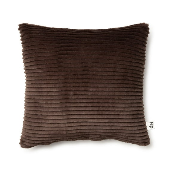 Drew & Jonathan Home Cut Faux Fur Solid Decorative Pillow 18 x 18