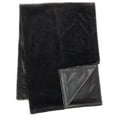 thumbnail image 1 of Drew & Jonathan Home Cut Faux Fur Solid Throw, Black, 50" x 70", 1 of 2