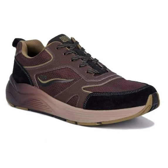 Drew Marvel Men's Athletic Shoe In Brown Mesh Combo