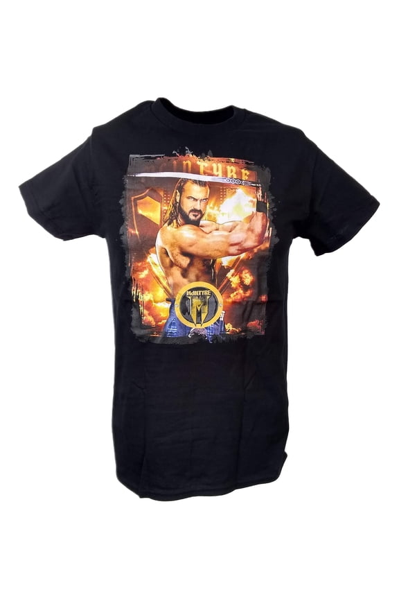Drew McIntyre Sword Angela Mens Black T-shirt