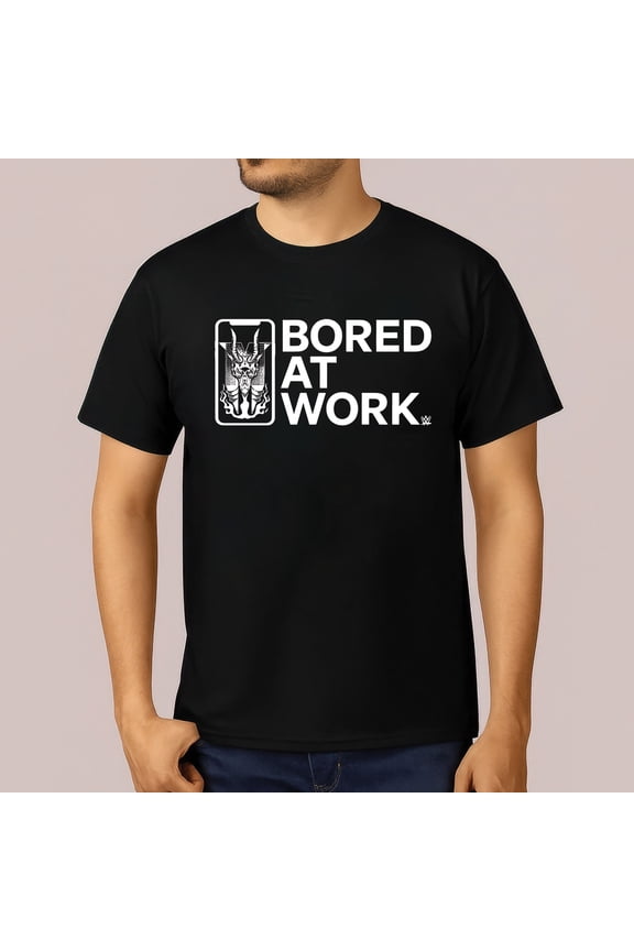 Drew Mcintyre Bored At Work T-Shirt