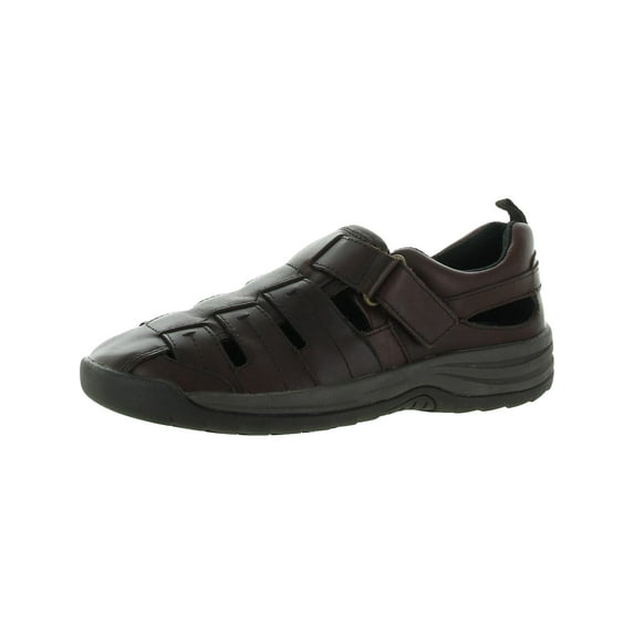 Drew Mens Dublin Leather Slip On Fisherman Sandals
