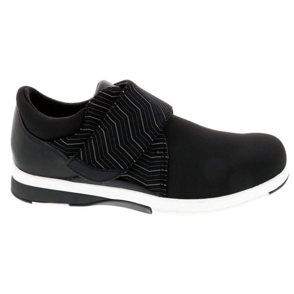 Drew Moonwalk Women Casual Shoe In Black Lycra/leather