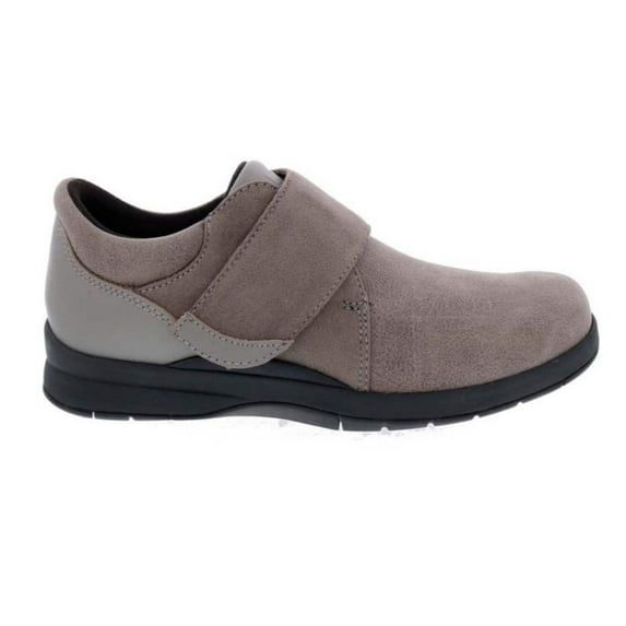 Drew Moonwalk Women Casual Shoe In Grey Stretch Leather
