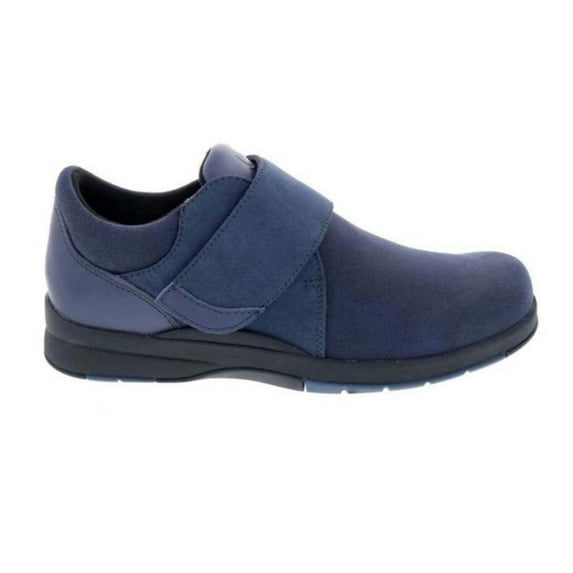 Drew Moonwalk Women Casual Shoe In Navy Stretch Leather