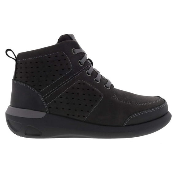 Drew Murphy Men Casual Boot In Black Nubuck/leather