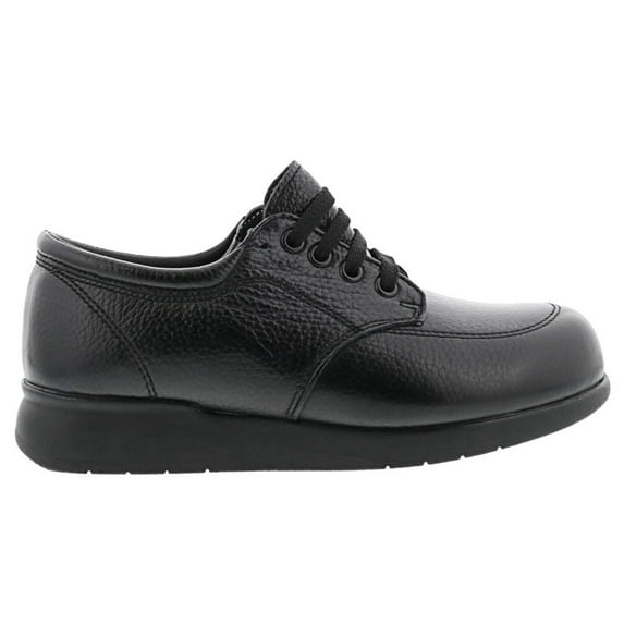 Drew New Villager Women Casual Shoe In Black Soft Pebble