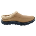 thumbnail image 1 of Drew Palmer Men Clog Shoe In Camel Microsuede, 1 of 5