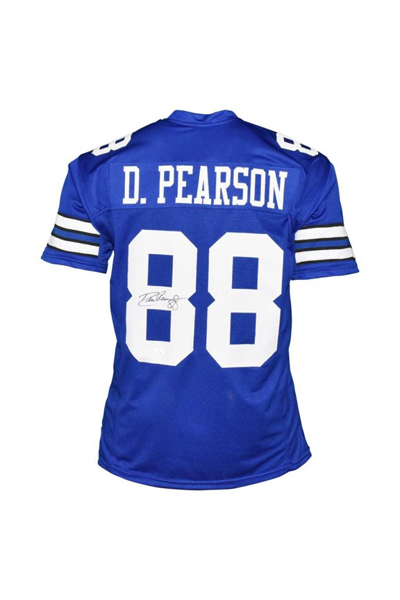 Drew Pearson Autographed Dallas (Blue #88) Custom Jersey - BAS