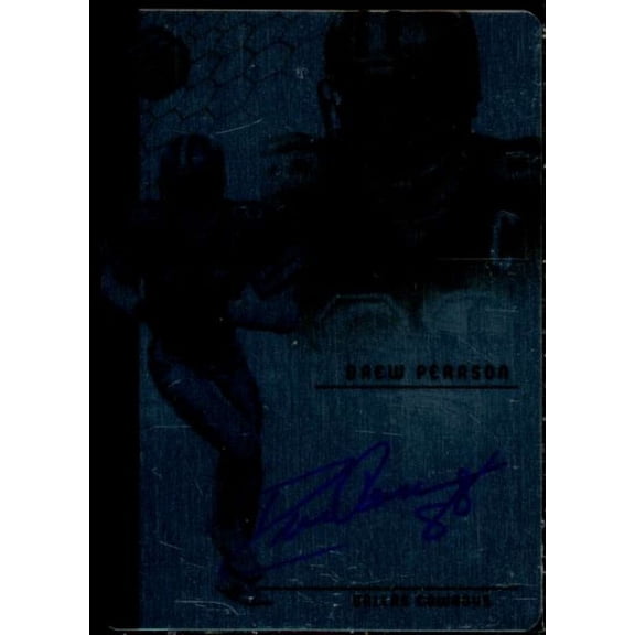 Drew Pearson Card 2018 Panini Elements Signatures Steel #77