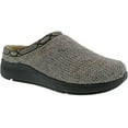 thumbnail image 1 of Drew Relax Men Slippers In Grey Woven, 1 of 6