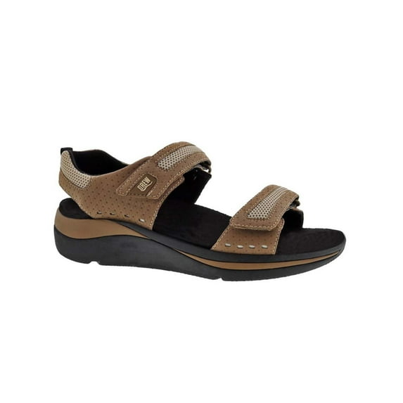 Drew Sophie Women Sandal In Brown Mesh Combo