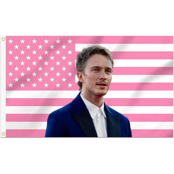 Drew Starkey Rafe Cameron 3x5 Foot Decorative Flag with 2 Brass Grommets for Outdoor Indoor, Double Stitched, Wall Hanging Room Decor Tapestry, College Dorm Room Porch Outside Decorations