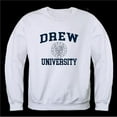 thumbnail image 1 of Drew University Rangers Seal Crewneck Sweatshirt, White - Extra Large, 1 of 1
