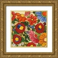 thumbnail image 1 of Drew, Vanessa 20x20 Gold Ornate Wood Framed with Double Matting Museum Art Print Titled - Floral Trellis, 1 of 4