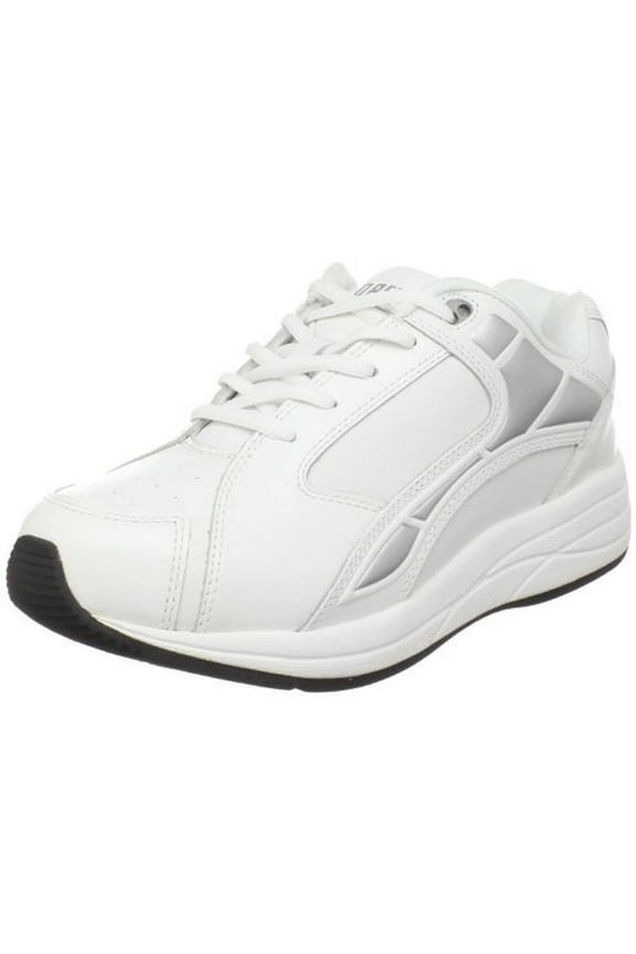 Womens Leather Lace-Up Fashion Sneakers