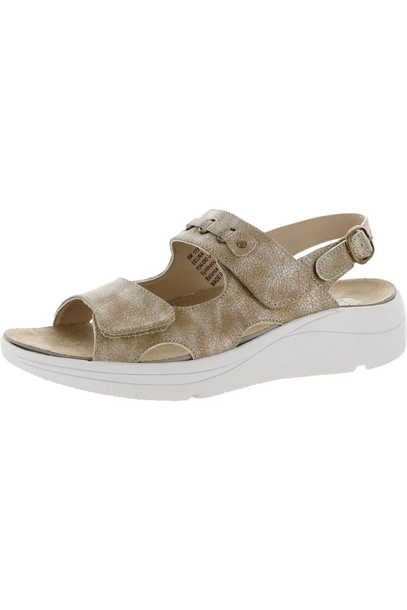 Womens Selina Slip On Open Toe Slingback Sandals