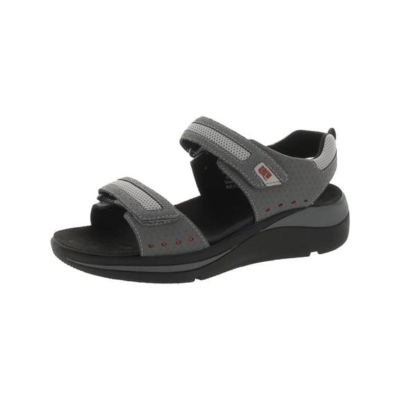 Drew Womens Sophie Ankle Strap Casual Wedge Sandals