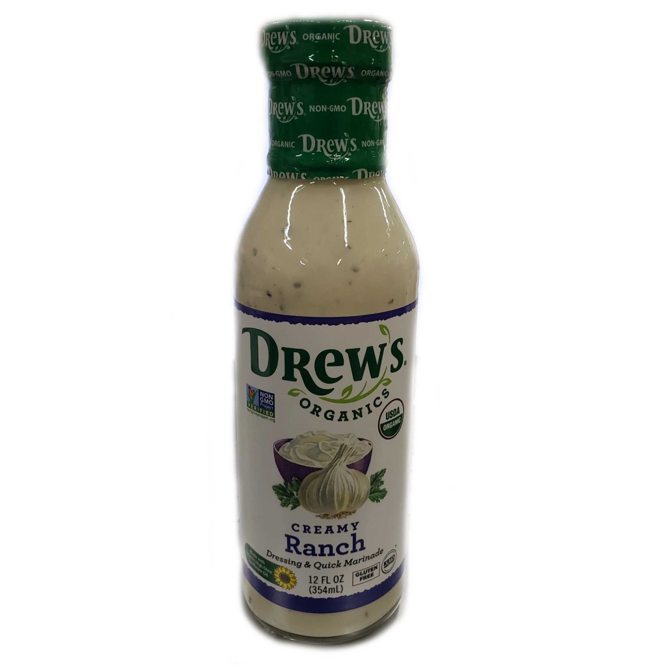 Drew's Organics Creamy Ranch, 12 Ounces - Pack Of 3 - Walmart.com