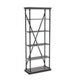 thumbnail image 1 of Furniture of America Toggin Industrial Metal 33-Inch Bookcase, 1 of 4