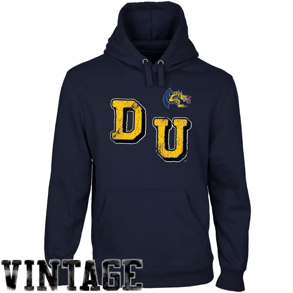 Drexel Dragons Acronym Pullover Hoodie - Navy Blue
