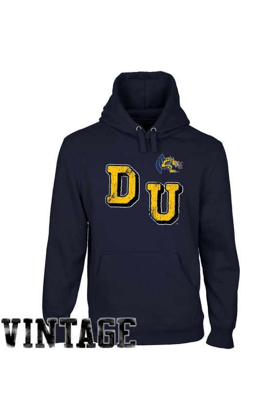 Drexel Dragons Acronym Pullover Hoodie - Navy Blue