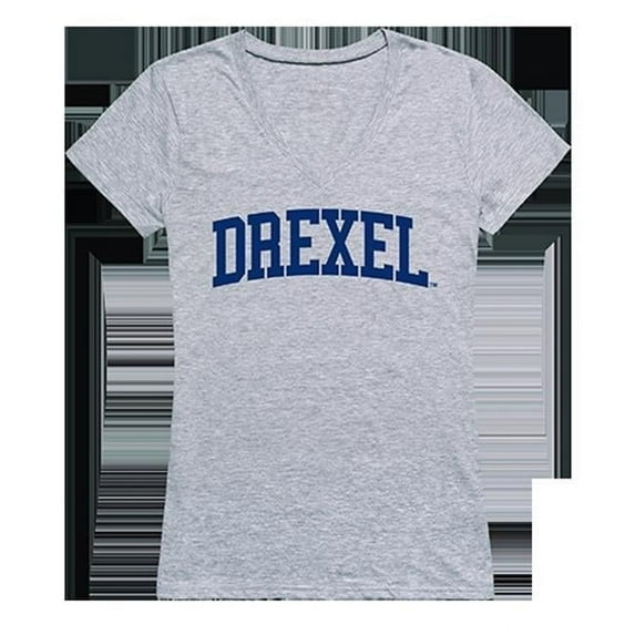 Drexel Dragons Game Day Womens T-Shirt - Heather Grey, X-Large
