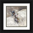thumbnail image 1 of Dreyer, Ingeborg 12x12 Black Ornate Wood Framed with Double Matting Museum Art Print Titled - Butterflies, 1 of 4