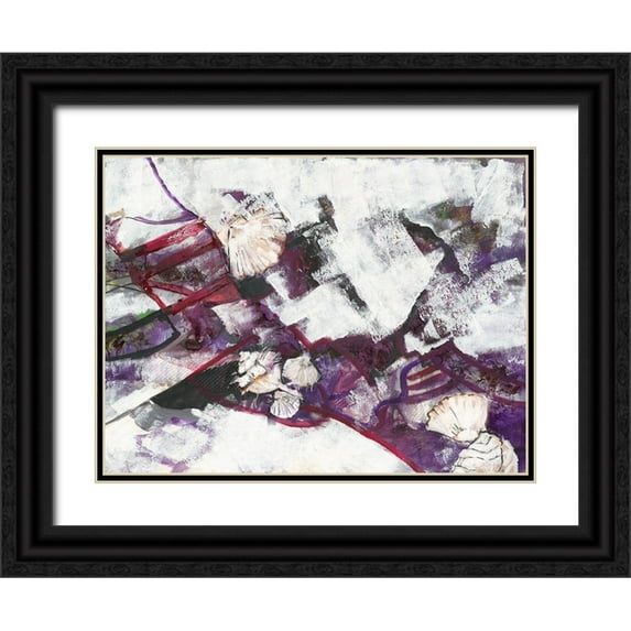 Dreyer, Ingeborg 14x12 Black Ornate Wood Framed with Double Matting Museum Art Print Titled - Strandgut
