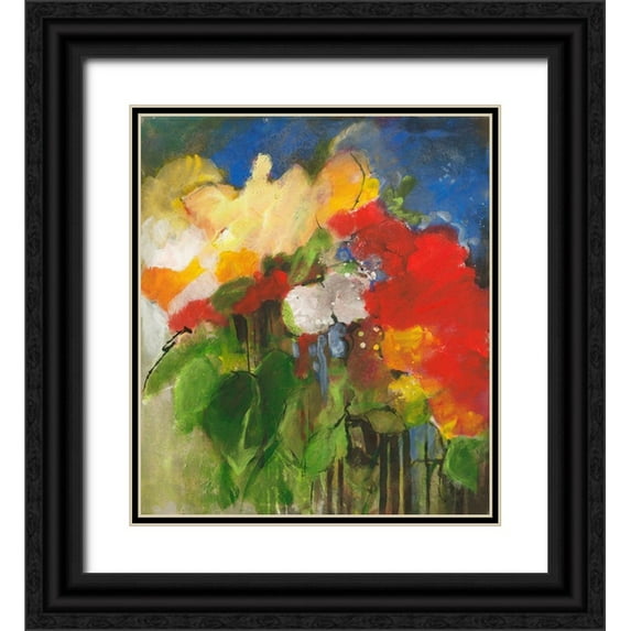 Dreyer, Ingeborg 15x17 Black Ornate Wood Framed with Double Matting Museum Art Print Titled - Gartenraum II