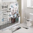 thumbnail image 1 of Drgilau Farmhouse Shower Curtain and Rugs Set, 1 of 8