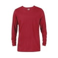 thumbnail image 1 of Dri 30 by 1s Adult Performance Long Sleeve T-Shirt, Cardinal - Medium, 1 of 1