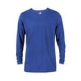 thumbnail image 1 of Dri 30 by 1s Adult Performance Long Sleeve T-Shirt, Royal - Small, 1 of 1