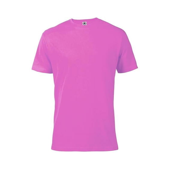 Dri 30 by 1s Adult Performance Short Sleeve T-Shirt, Safety Pink - Large