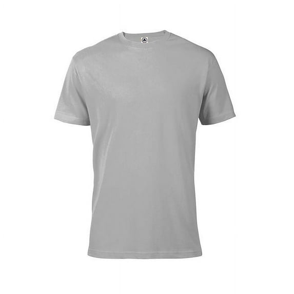 Dri 30 by 1s Adult Performance Short Sleeve T-Shirt, Silver - Small