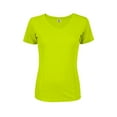 thumbnail image 1 of Dri 30 by 1s Ladies Performance Short Sleeve T-Shirt, Safety Green - Small, 1 of 1
