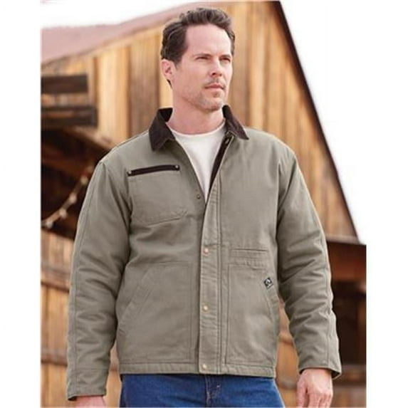Dri Duck B01367289 Rambler Boulder Cloth Jacket, Saddle - 4XL
