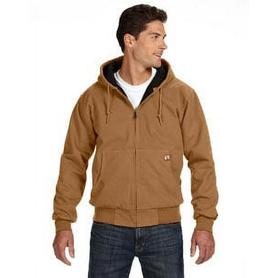 Dri-Duck Men's Dri Duck Cheyenne Hooded Work Jacket Tan X- US
