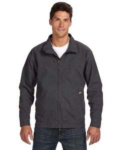 Giacca DRI Duck Maverick Boulder In Tessuto Di Cotone Lavato Con Fodera Coperta A Quadri - 12 Oz, Polsini A Scatto, Tasca Interna